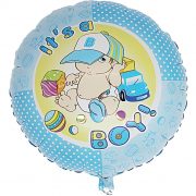 Its A Boy Blue Foil Balloon - 18"