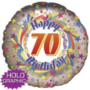 70th Birthday Foil Balloon -18"