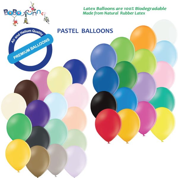 Pack of 25 Latex PLAIN  BALLONS helium BALLOONS Quality Party BALOONS Decor UK 